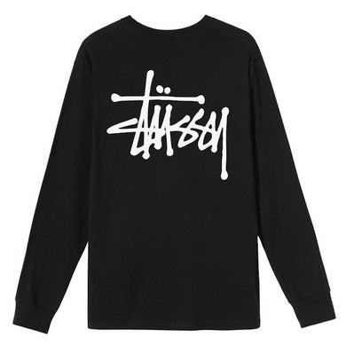 Stussy Basic Logo Longsleeve T-Shirt Black