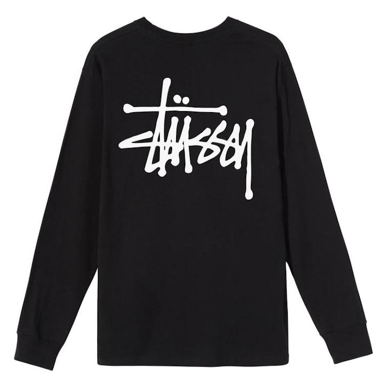 Stussy Basic Logo Longsleeve T-Shirt Black