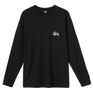 Stussy Basic Logo Longsleeve T-Shirt Black