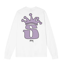 Stussy S Crown L/S T-Shirt White