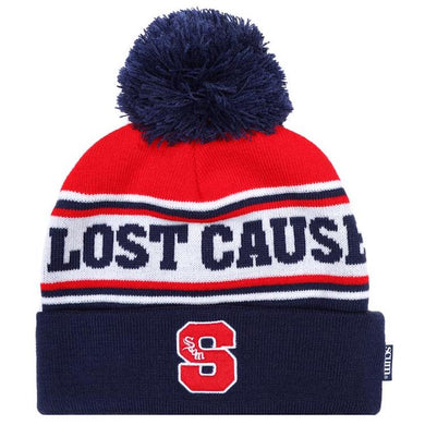 Fake Scum Lost Cause Pom Beanie Navy