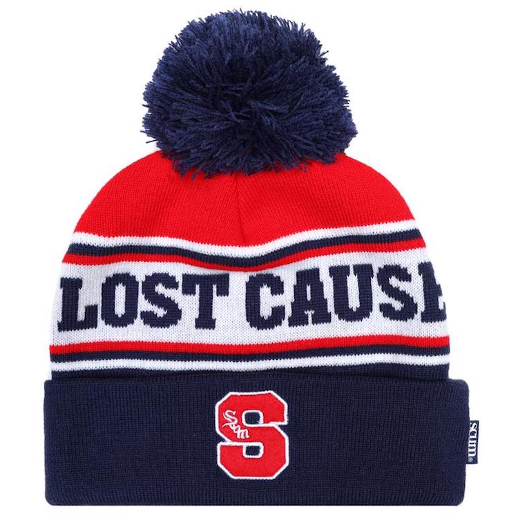 Fake Scum Lost Cause Pom Beanie Navy