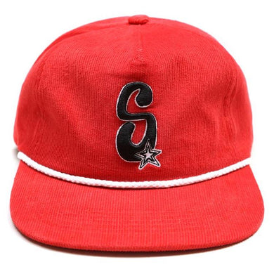 Fake Scum Star Embroidered Cap Red