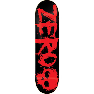 Zero Skateboards Blood Black/Red Skateboard Deck 8
