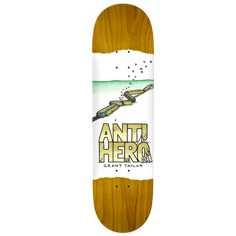 Anti Hero Skateboards Grant Expressions Skateboard Deck 8.38