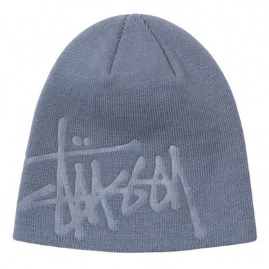 Stussy Debossed Stock Logo Beanie Blue