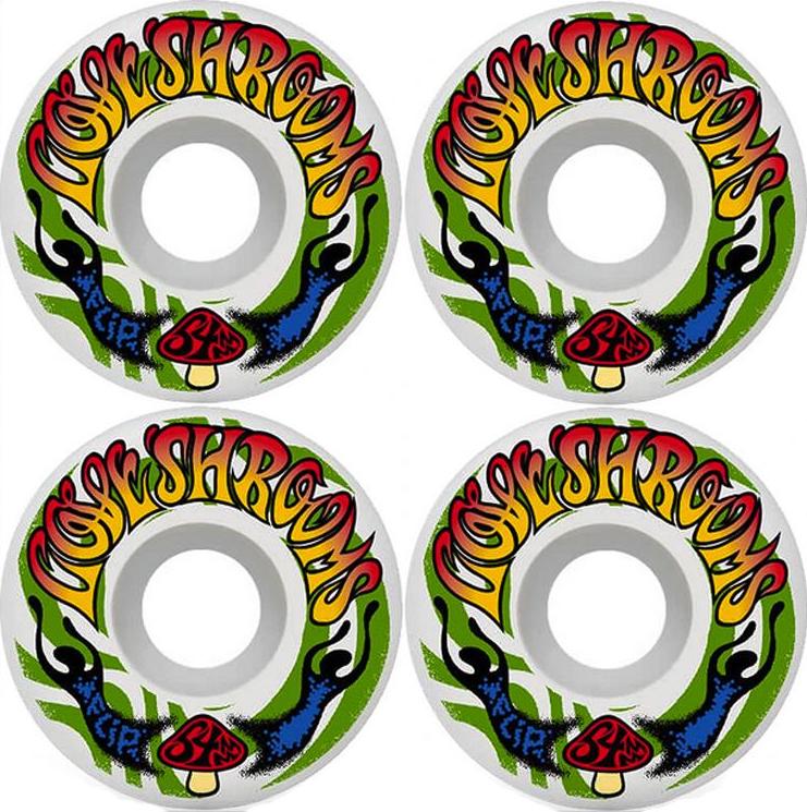 Flip Skateboards Cutback Loveshroom Skateboard Wheels 99a 54mm