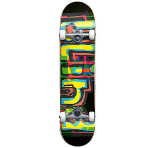 Blind Skateboards Logo Glitch Black Complete Skateboard 7.875"