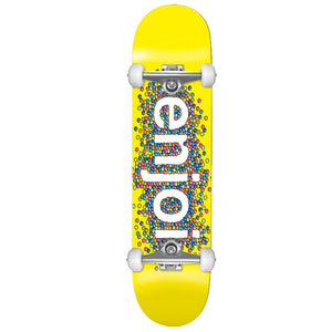 Enjoi Skateboards Candy Coated Yellow Complete Skateboard 8.25"