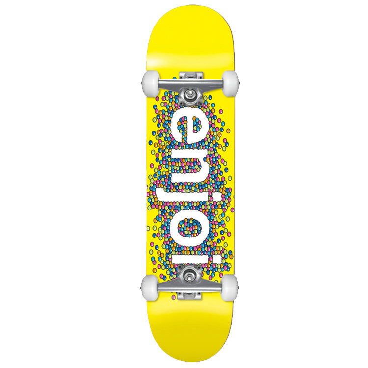 Enjoi Skateboards Candy Coated Yellow Complete Skateboard 8.25