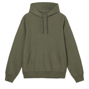 Stussy Back Embroidered Hoody Sweatshirt Olive