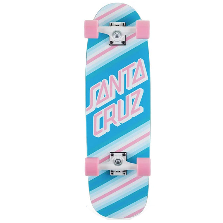 Santa Cruz Street Skate Cruiser Pink/Blue Complete Skateboard 8.79