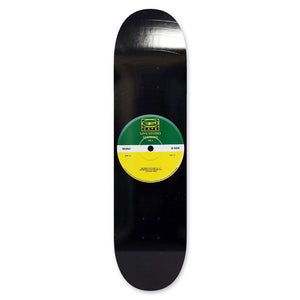 Skateboard Cafe 45" Green/Yellow Skateboard Deck 8.5"
