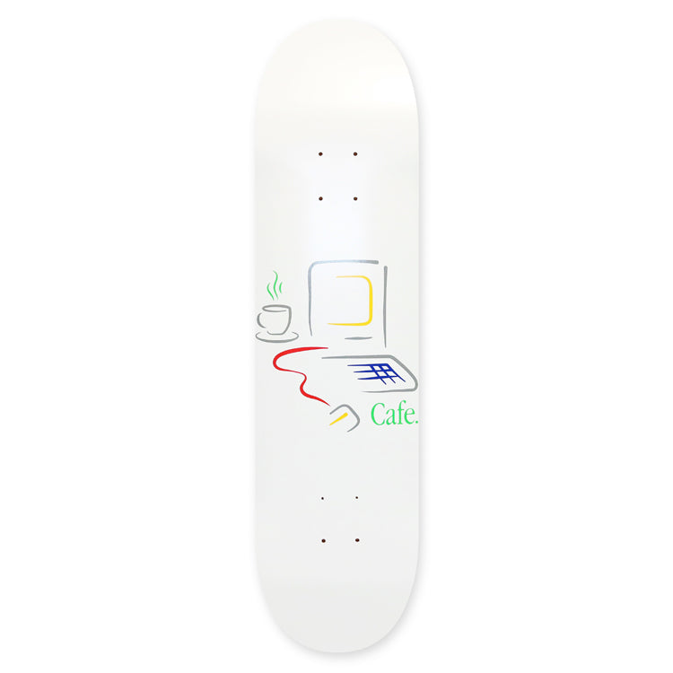 Skateboard Cafe Gerald White Skateboard Deck 8.375