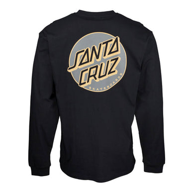 Santa Cruz Missing Dot L/S T-Shirt Black