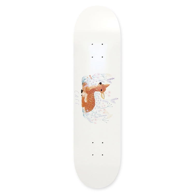 Skateboard Cafe Doe White Skateboard Deck 8