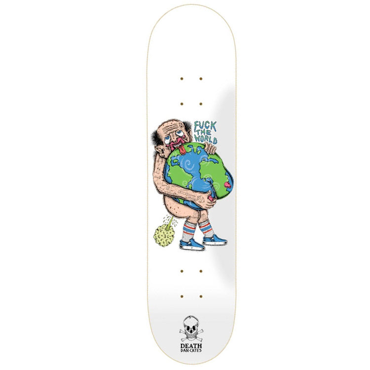 Death Skateboards Dan Cates Fuck The World Skateboard Deck 8