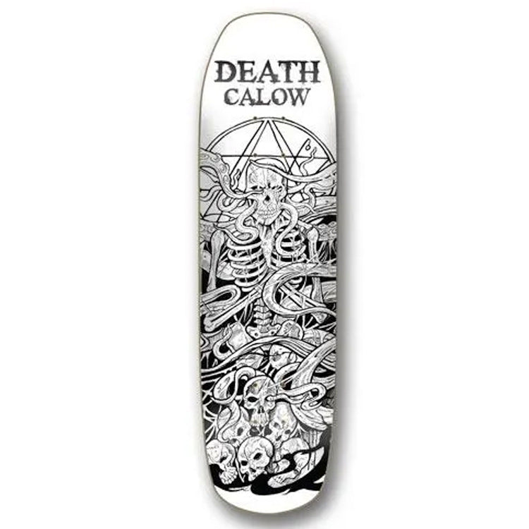 Death Skateboards Ronny Calow Gate Pool Shape Skateboard Deck 9