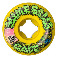 Slime Ball Wheels Double Take Cafe Vomit Mini Yellow Black Skateboard Wheels 95a 53mm