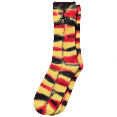 Stussy Tie Dye Socks Black