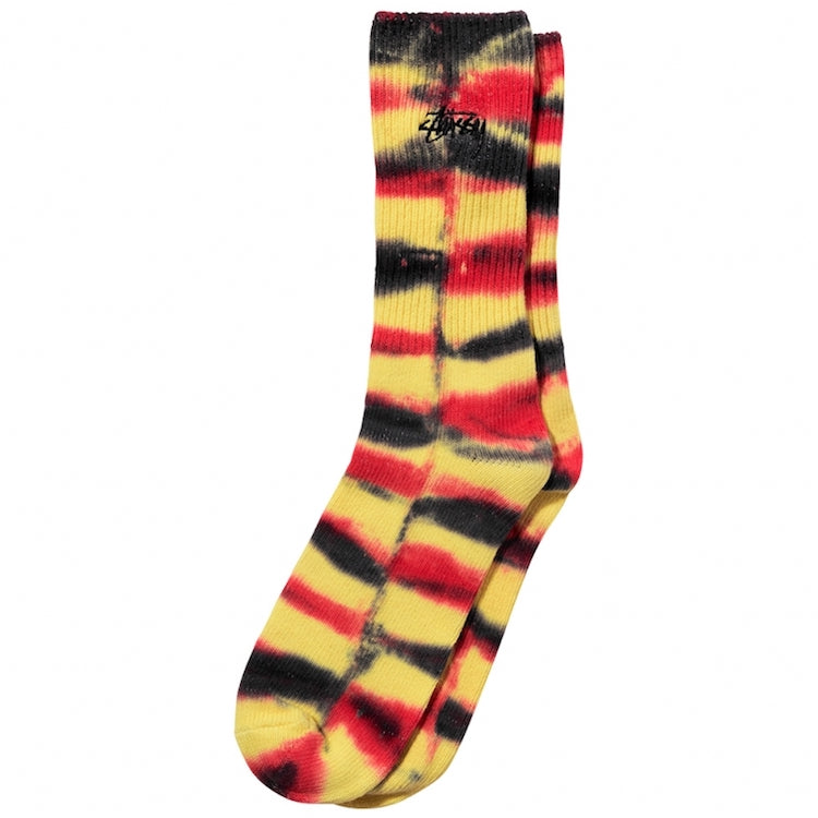 Stussy Tie Dye Socks Black
