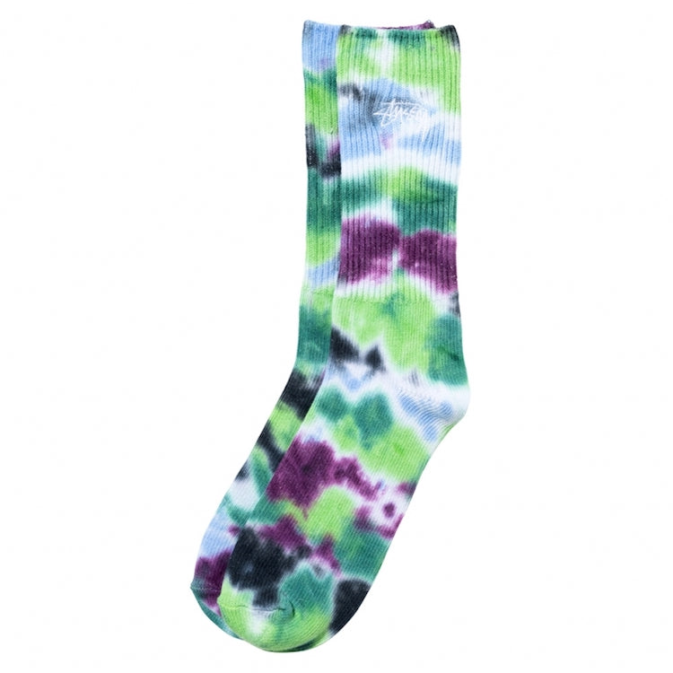Stussy Tie Dye Socks Blue
