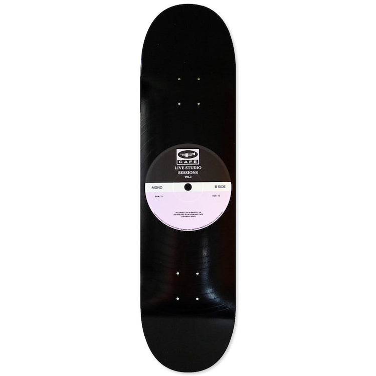 Skateboard Cafe 45 Deck Black/Lavender Skateboard Deck 8.125