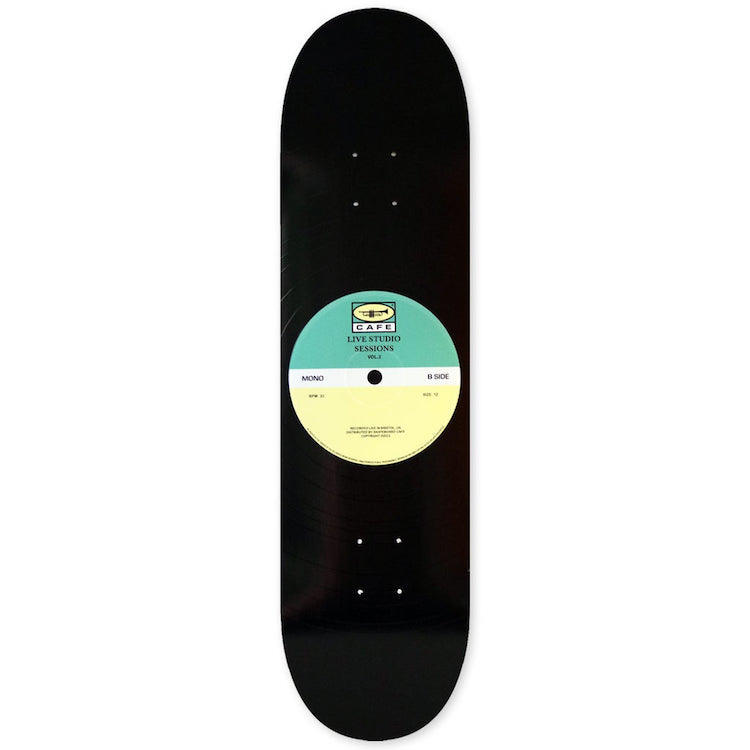 Skateboard Cafe 45 Deck Teal/Cream Skateboard Deck 8