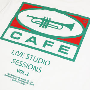 Skateboard Cafe 45" T-Shirt White
