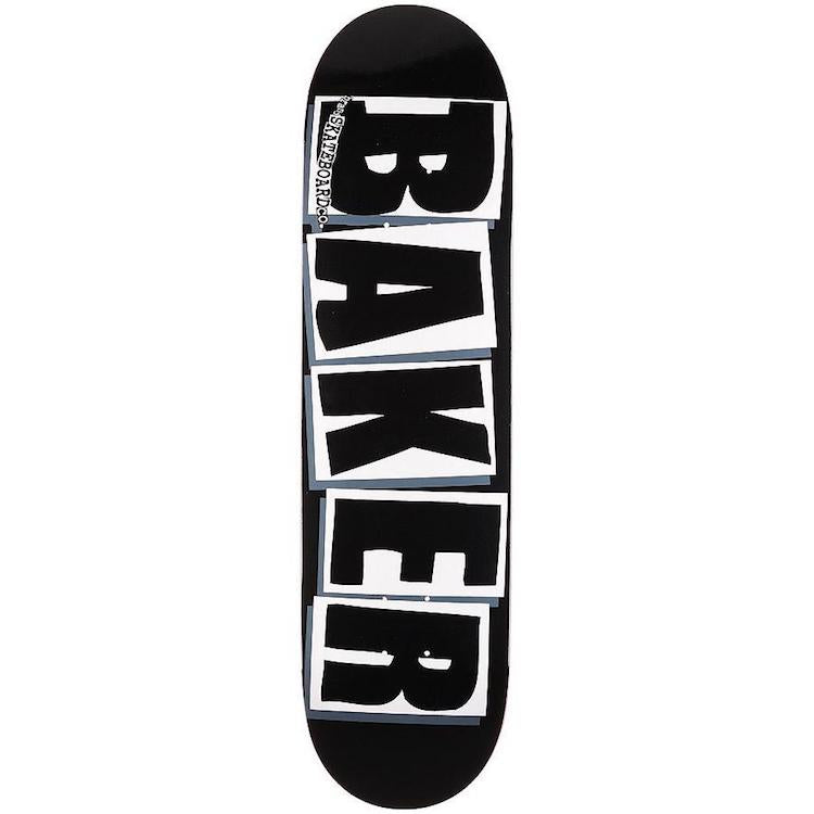 Baker Skateboards Brand Logo Black/White Skateboard Deck 8.125