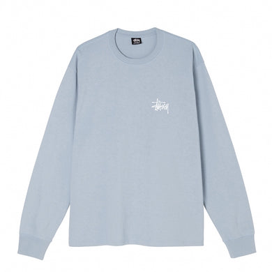 Stussy Basic Logo L/S T-Shirt Steel