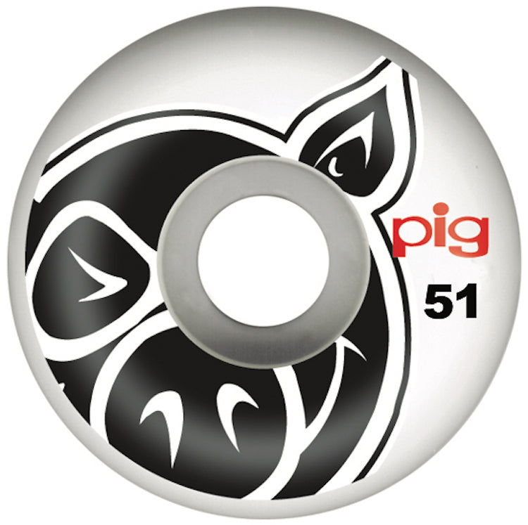 Pig Wheels Pig Head Skateboard Wheels 101a 51mm