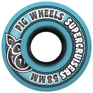 Pig Wheels Super Cruiser Skateboard Wheels 85a 58mm