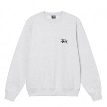 Stussy Basic Logo Crewsweat Ash Heather