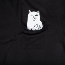 RIPNDIP Lord Nermal Black Pocket T-Shirt