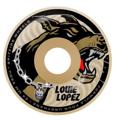 Spitfire Wheels Louie Unchained Classic Formula Four Skateboard Wheels 99a 54mm