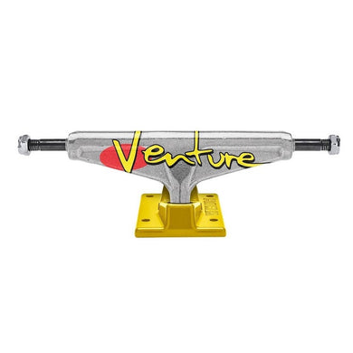 Venture Trucks 92 Full Bleed Team Edition Polished/Yellow Skateboard Trucks 5.6