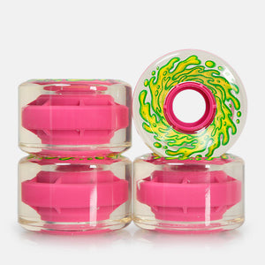 Slime Ball Wheels OG Slime Clear/Pink Skateboard Wheels 78a 60mm