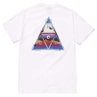 HUF Altered State Triple Triangle S/S T-Shirt White