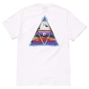 HUF Altered State Triple Triangle S/S T-Shirt White
