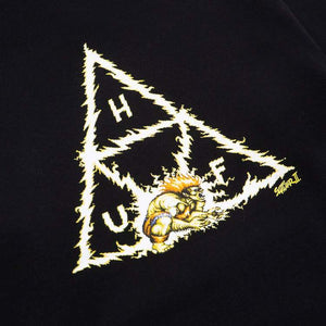 HUF X STREETFIGHTER Blanka Triple Triangle Pullover Hoodie Black