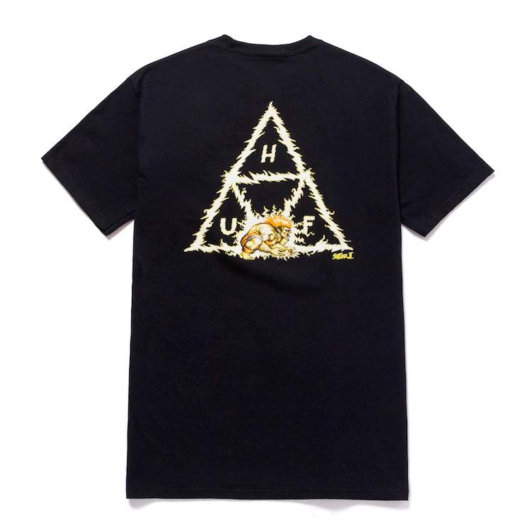 HUF X STREETFIGHTER Blanka Triple Triangle S/S T-Shirt Black