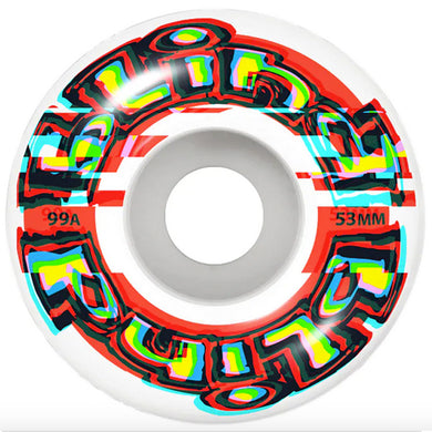 Blind Skateboards Glitch Red Skateboard Wheels 99a 53mm