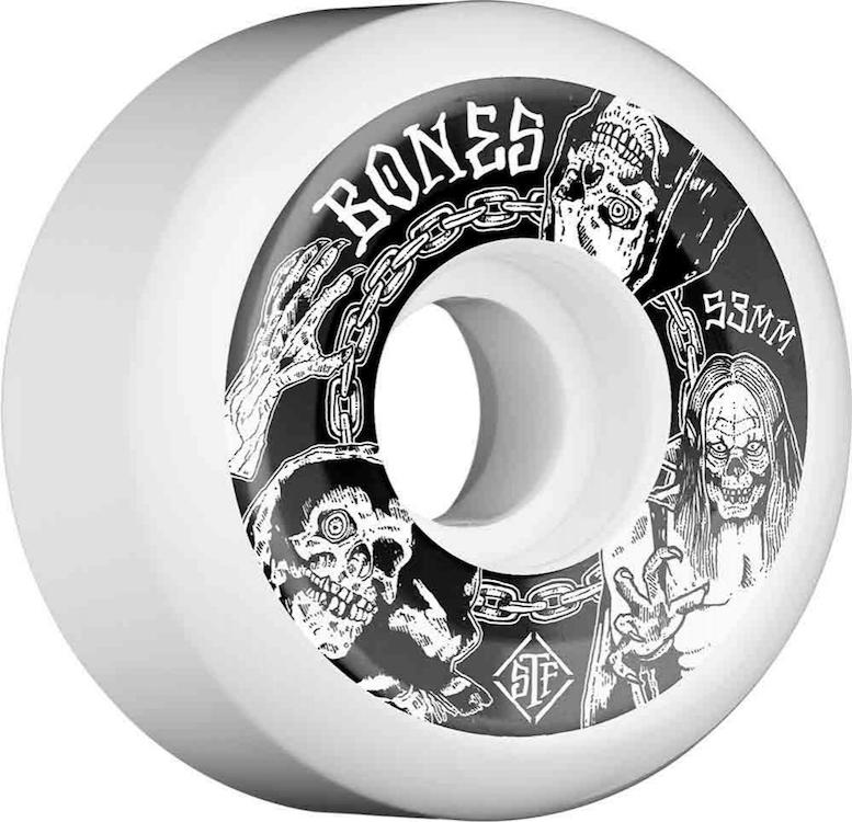 Bones Wheels Terror Nacht V5 Sidecut STF Skateboard Wheels 103a 53mm