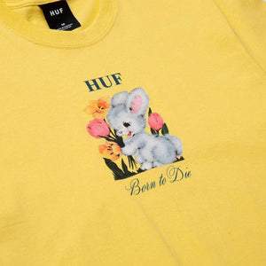 HUF Born to Die S/S T-Shirt Yellow