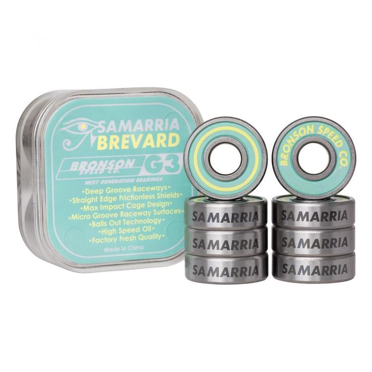 Bronson Speed Co Samaria Brevard Pro G3 Skateboard Bearings