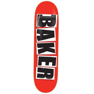 Baker Skateboards Brand Logo Red/Black Skateboard Deck 8.475"