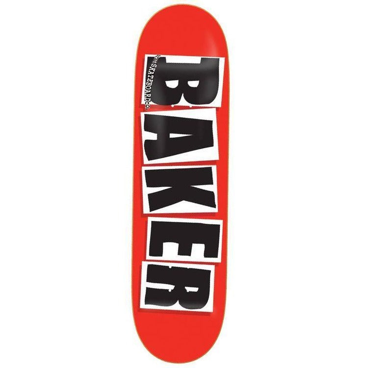 Baker Skateboards Brand Logo Red/Black Skateboard Deck 8.475