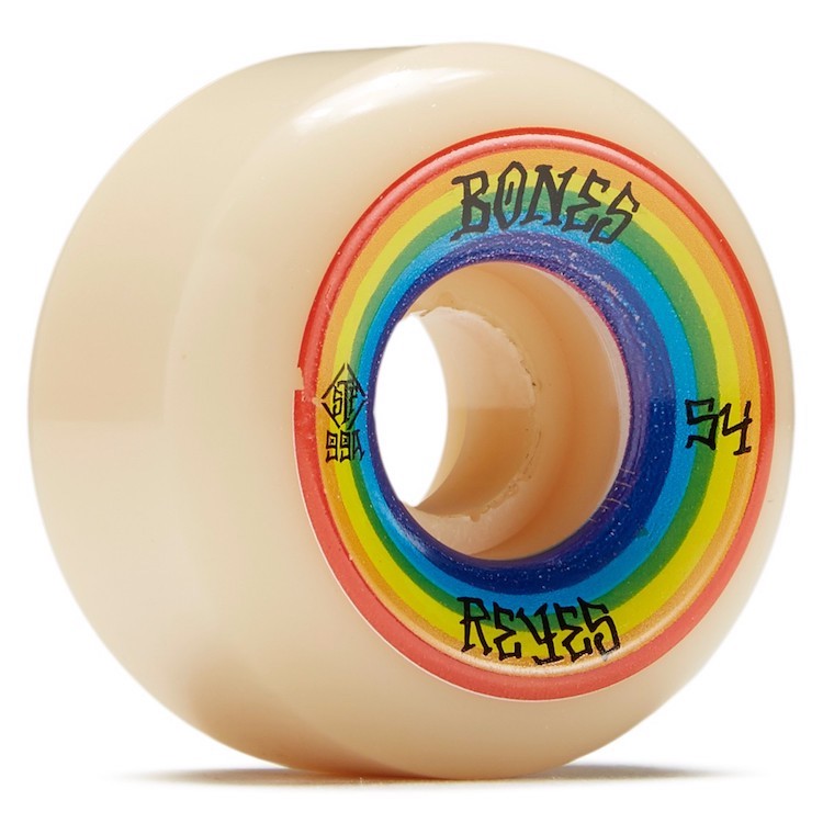 Bones Wheels Reyes Portal V6 Wide Cut STF Skateboard Wheels 99a 54mm
