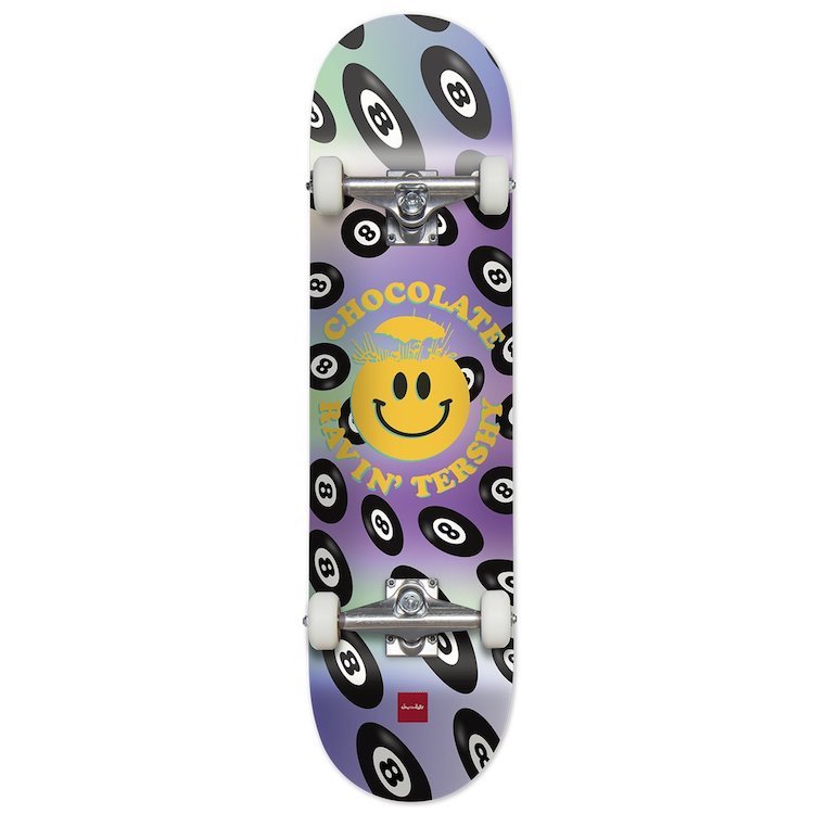 Chocolate Skateboards Ravin' Raven Tershy Complete Skateboard 8.25